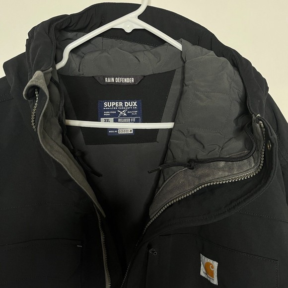 Carhartt Men's Super Dux Relaxed Fit Insulated Traditional Coat Size 3XL Tall - Picture 4 of 7